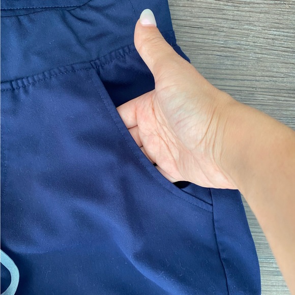 FIGS ZAMORA NAVY BLUE JOGGER SCRUB PANTS WOMENS XS - Picture 3 of 6